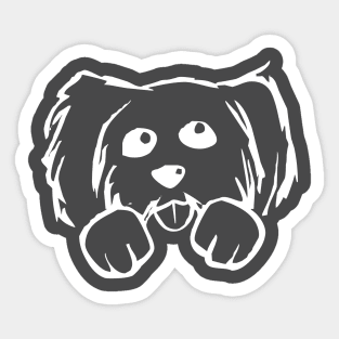 I Love my Dog Sticker